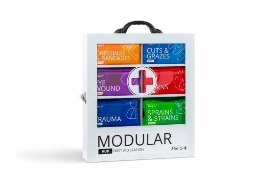 Help-It Hub Modular First Aid Station - 6 Modules