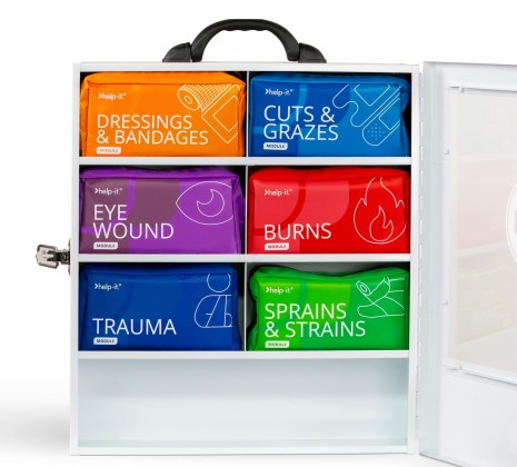 Help-It Hub Modular First Aid Station - 6 Modules