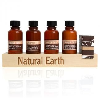 Wooden Natural Earth Bottle  Stand
