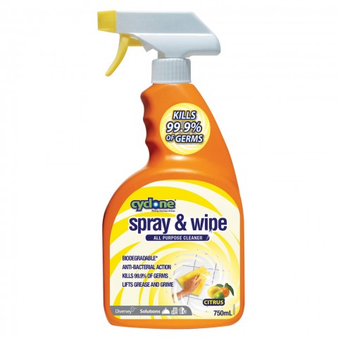 Cyclone Spray & Wipe All Purpose 750ml