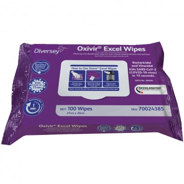 Oxivir Excel Wipes X100