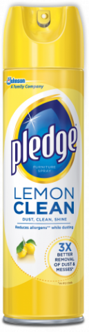 Pledge Aerosol Lemon 330ml