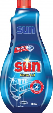 SUN RINSE AID CRYSTAL CLEAR 500ml