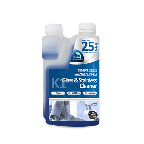 Kemsol Ultra K1 Glass & Stainless Cleaner 500ml