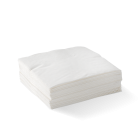 Biopak 2Ply Corner Embossed Cocktail Napkin White X2000