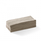 Biopak 1Ply 1/8 Fold Natural Lunch Napkin X3000