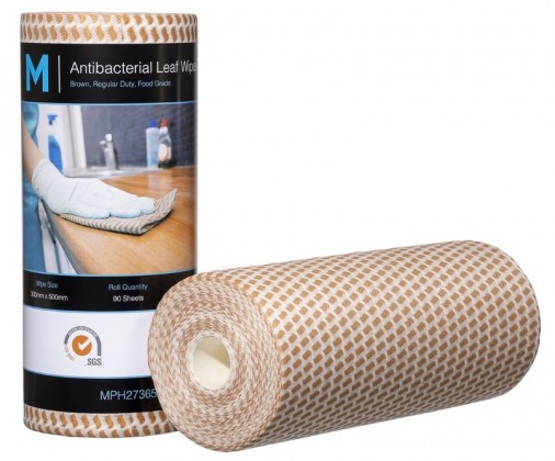 M Antibacterial Value Wipes Brown - 90 sheets