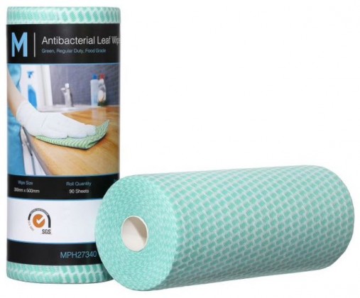 M Antibacterial Value Wipes Green - 90 sheets