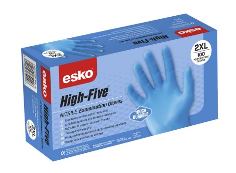 Esko High-Five Blue Nitrile 100 Pack