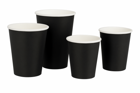 Coffee Paper Cups Black