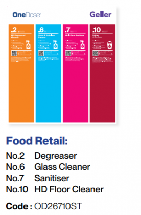 Geller OneDose Food Retail Station Starter Kit