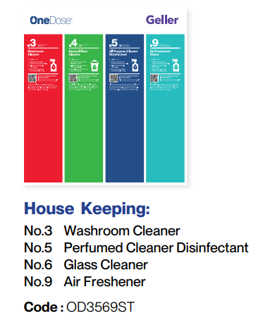 Geller OneDose Housekeeping Station Starter Kit