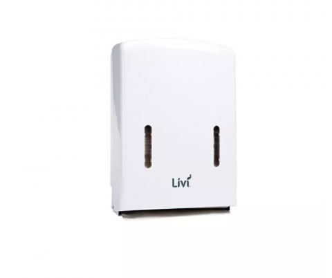 Livi Maxi Slimfold Dispenser White D822