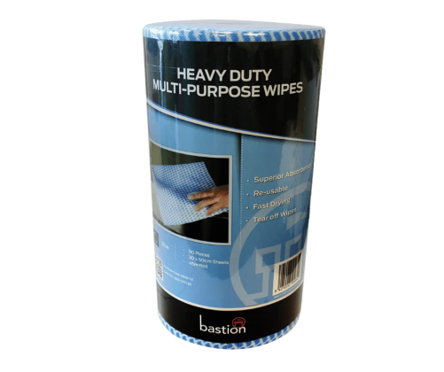 Bastion Heavy Duty Cloth Roll Blue - 90 Sheets