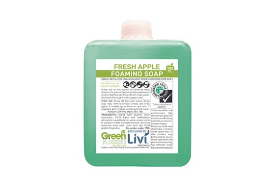 Livi Fresh Apple Foaming Soap 500ml - 1716