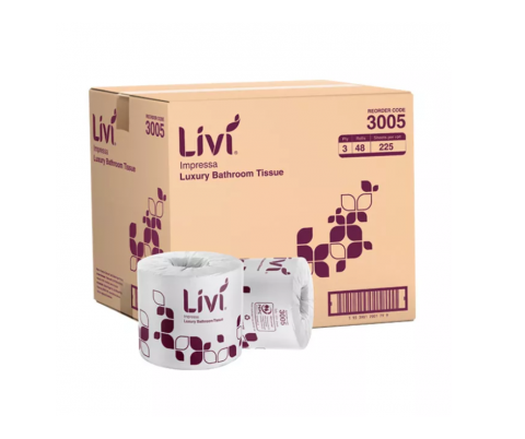 Livi Impressa 3Ply Wrapped Toilet Paper X48 - 3005