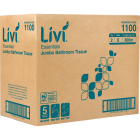Livi Essentials 2Ply Jumbo Toilet Paper X8 - 1100