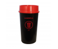 Sabco Recycling Station 60L Bin & Red Lid