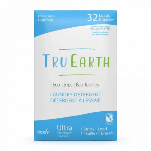 TRUEARTH LAUNDRY DETERGENT STRIPS - 32 wash