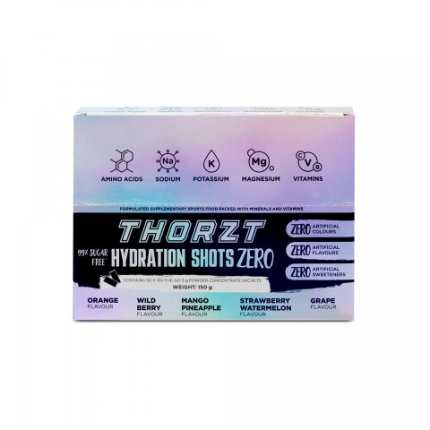 Thorzt Hydration Shots Zero Mixed 50 Pack