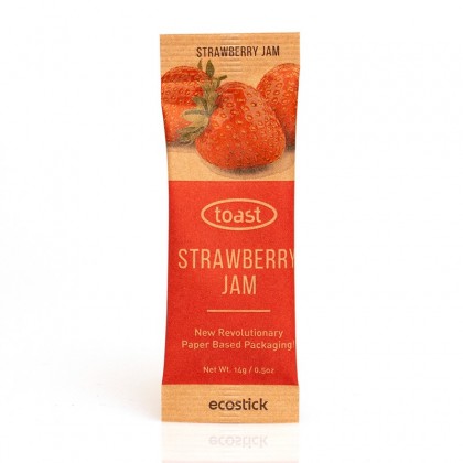 Toast Ecostick Strawberry Jam 14g X 100