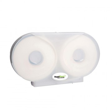 RapidClean Entice Double Jumbo Toilet Paper Dispenser