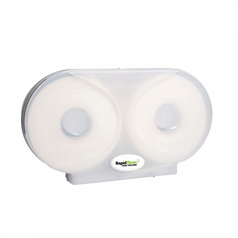 RapidClean Entice Double Jumbo Toilet Paper Dispenser