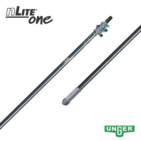 Unger Nlite One Glass Fibre 2 Stage Telescopic Pole - 2.5m