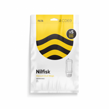 C069 Nilfisk GD5 Bags - 5 Pack