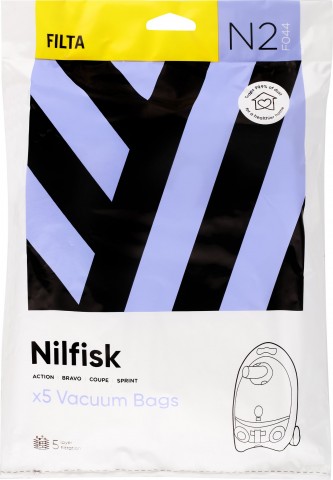 F044 Filta Nilfisk Sprint Vac Bags 5 Pack