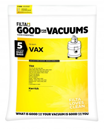 F052 - Vax Paper Bags 5 Pack