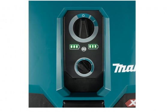 Makita 40v Max Brushless 15L Wet/Dry Vacuum - 2 Batteries