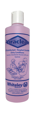 WHITELEY VIRACLEAN 500ml SQUEEZE