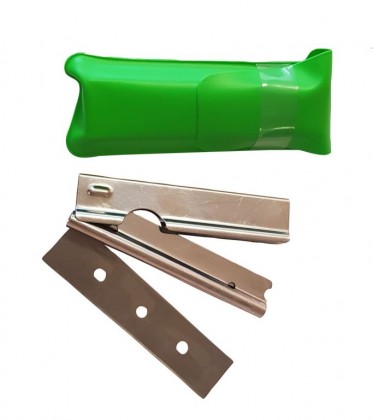 Pulex Stainless Steel Scraper & 10 Blades