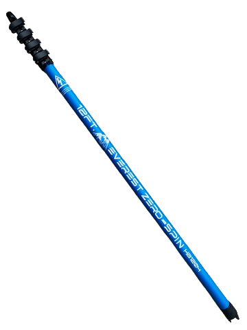 Everest Zero Spin HB1204 Hybrid Carbon Round Pole 3.6m 4 Sec