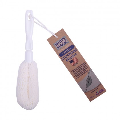 White Magic Crystal Stemware Brush