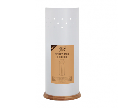 Eco Basics Toilet Roll Holder - White