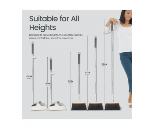 White Magic Indoor Outdoor Broom Set