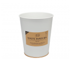 Eco Basics Waste Paper Bin White 5L