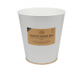 Eco Basics Waste Paper Bin White 8L