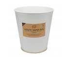 Eco Basics Waste Paper Bin White 8L