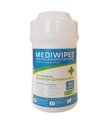 Mediwipes Antibacterial Surface Wipes 160 Sheets