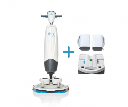I-Mop XL Basic 46cm Scrubber, Batteries & Charger Kit