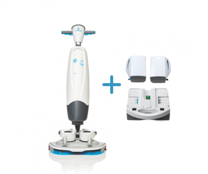 I-Mop XL Plus 46cm Scrubber Dryer Kit with Batteries & Charger