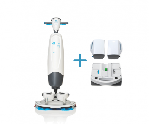 I-Mop XL Plus 46cm Scrubber Dryer Kit with Batteries & Charger