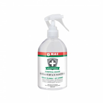 Mac Arandell Alcohol Hand & Surface Sanitiser 500ml