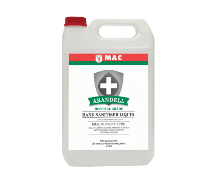 Mac Arandell Alcohol Hand & Surface Sanitiser 5L