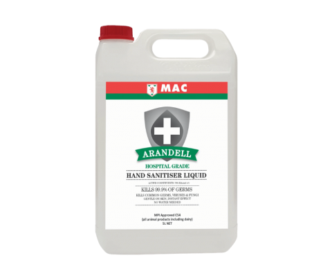 Mac Arandell Alcohol Hand & Surface Sanitiser 5L