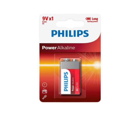 Phillips Power Alkaline Battery 9V