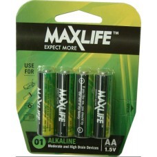 Maxlife Aa Alkaline Batteries 4 Pack